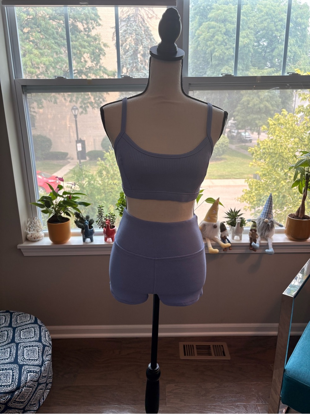 ✨Billabong (NWOT) Seamless Ribbed Lounge Crop Tank & Shorts Set Size M✨